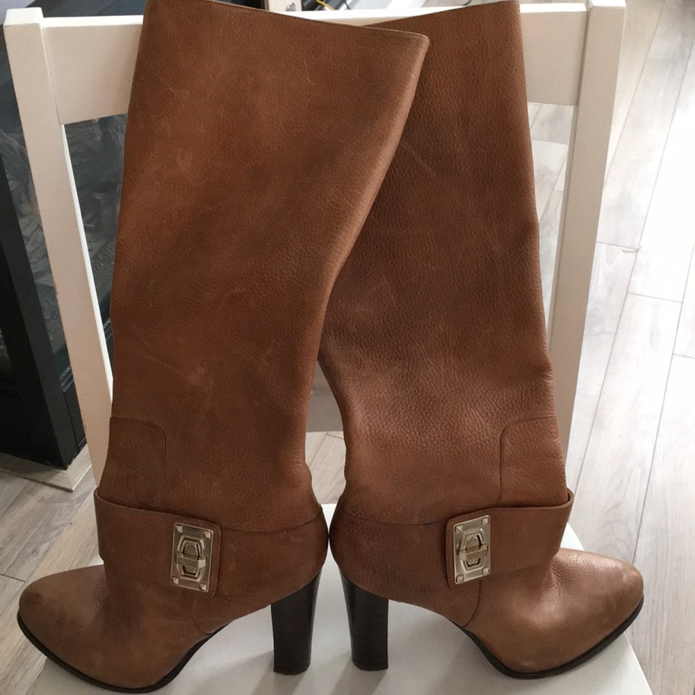 Leather boots